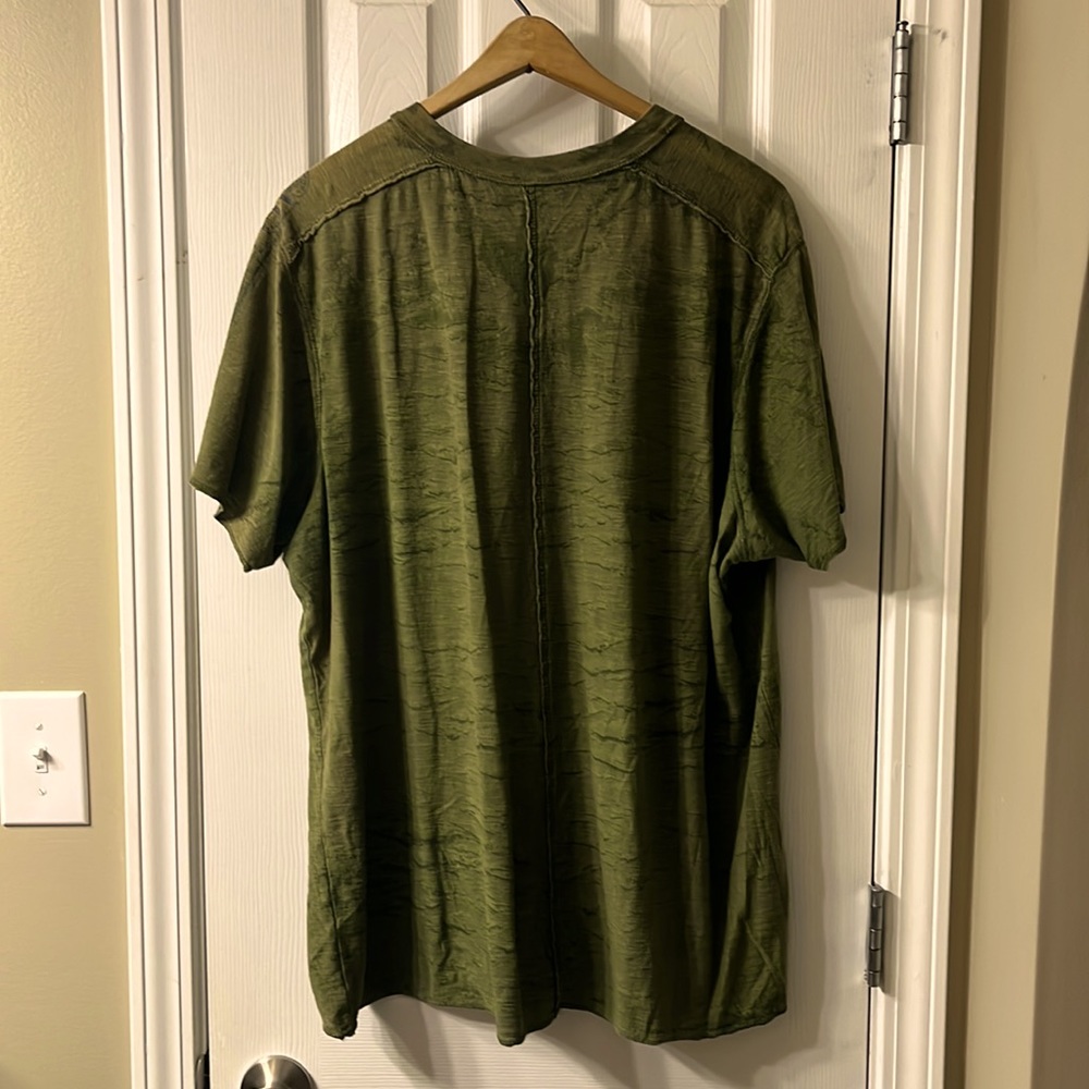 Affliction V-Neck/Dark Green VINTAGE - Picture 2 of 6
